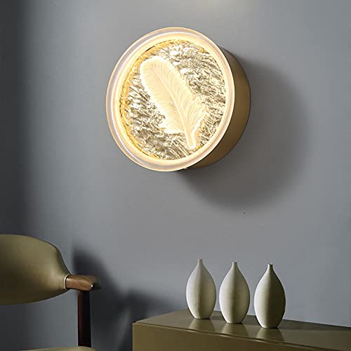 Lampe murale de base LED design plume pour coin lecture calme - 2