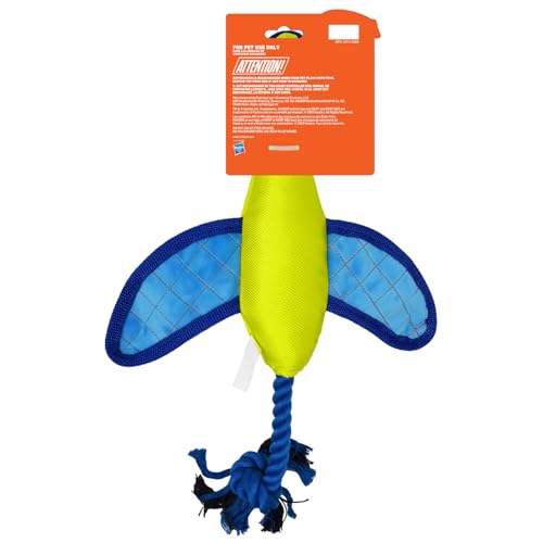 Nerf Dog Launching Duck with Crinkle Wings, 16.5-Inch Ultraplush Interactive Toy for Dogs Green/Light Blue - Image 4