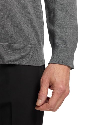 Paul Fredrick Men's Supima Cotton Four Button Mock Neck Sweater4