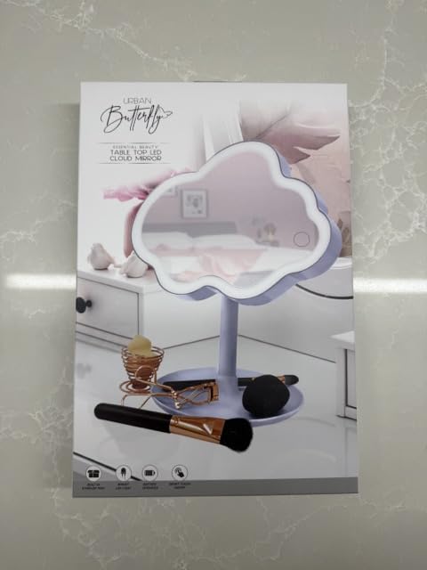 Espejo Vanity Cloud con luz LED blanco miniatura 6