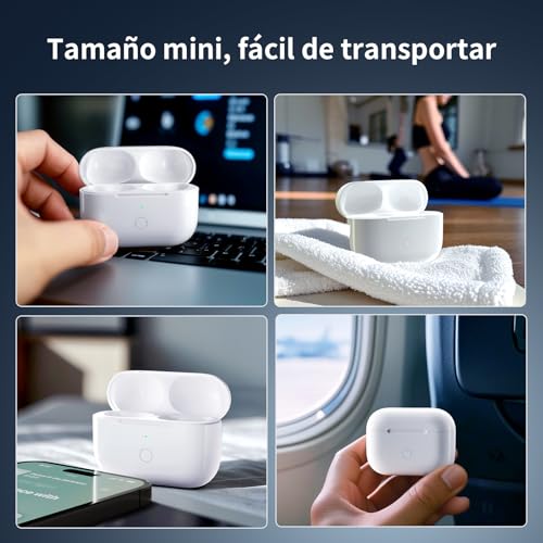 Estuche de carga inalámbrica para Airpods 3 de 600 mAh con botón de emparejamiento Bluetooth 7