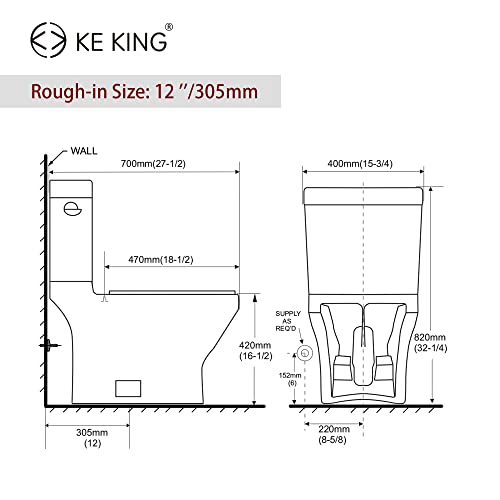 KE-KING-Lavan-1000-MaP-Score-Powerful-Flush-Comfort-Height-Floor-Mounted-Two-Piece-Toilet-12-Rough-in KE KING Lavan 1000 MaP Score Powerful Flush Comfort Height Floor Mounted Two Piece Toilet 12 Rough in