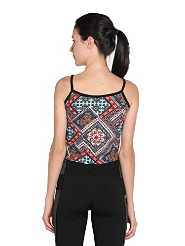 Image of CHKOKKO Women's Polyester Regular Fit Crop Top