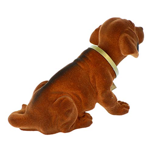 RAKSO Original Dackel mit Gelenk, groß, 29 cm, Mehrfarbig, Tierdruck, Wohndeko, Figurine