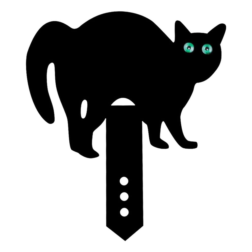 Garden Yard Cat Stake Black Decorative Cats Stake 28x32.5cm Other Garden Décor Décor Yard, & Outdoor Living Home &-image-46