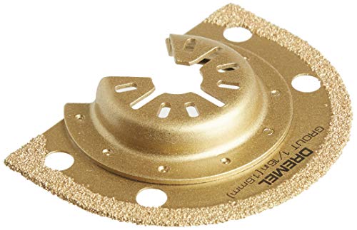 Dremel Mm501 1/16-Inch Oscillating Multitool Blade For Grout Removal, Fast Cutting Carbide Accessory - Universal Quick- Fit Interface Fits Bosch, Makita, Milwaukee, And Rockwell #TOP3