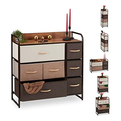 Armoire Relaxdays 7 Compartiments Cover