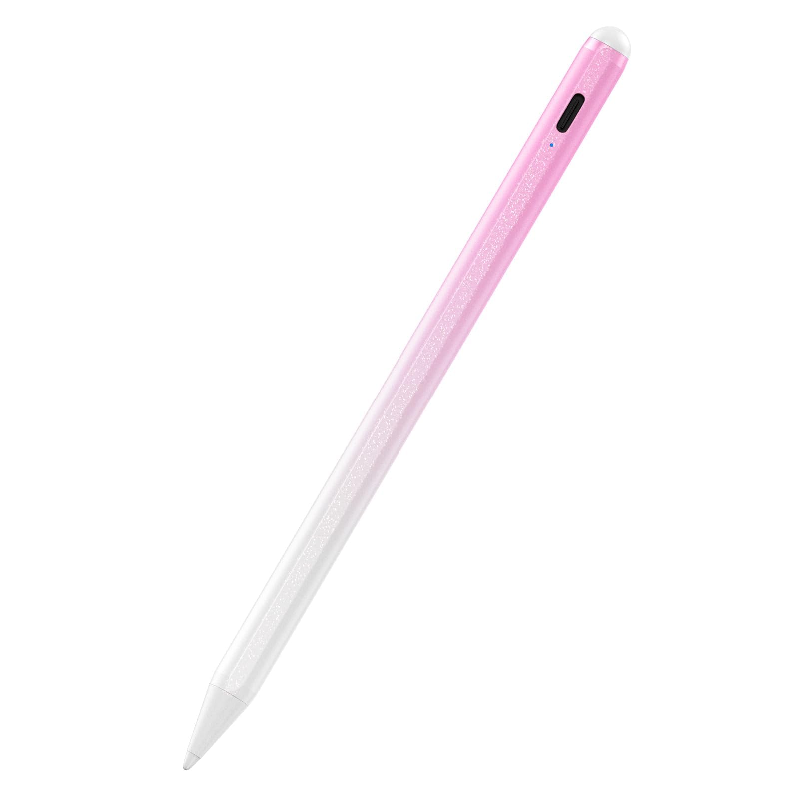 JAMJAKE Stylus Pen for iPad 9th&10th Generation-2X Fast Charge Active Pencil Compatible with 2018-2024 Apple iPad Pro 11"/12.9"/M4, iPad Air 3/4/5/M2, iPad 6-10, iPad Mini 5/6 Gen-Gradient White Pink-image-38