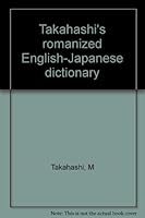 Takahashi's Romanized English-Japanese Dictionary B0007AY9D2 Book Cover