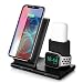 Wireless Charger,3 in 1 Qi-Certified 7.5W Fast Wireless Charging Stand Compatible iPhone 11/11 Pro/11 Pro Max/XS Max/XS/XR/X/8/8+,Charging Dock Organizer Compatible Apple Watch,AirPods-No AC Adapter