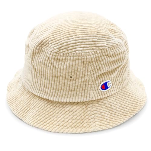 [チャンピオン] ワイドコーデュロイバケットハットレディース メンズ バケハ おしゃれ ブランド 無地 58cm アイボリー