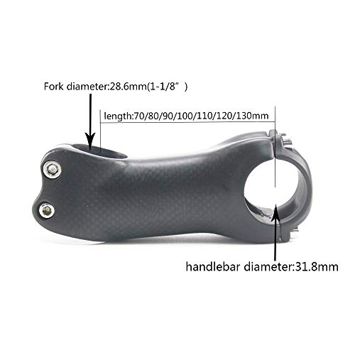 Alfa Pasca APU-7-0081 Carbon Fiber Bike Stem Carbon Vorbau Rennrad Mtb Bicycle Parts Carbonfaser Rennrad Vorbau 31.8 3K Glossy 6 Degree 110Mm No Logo thumb #3