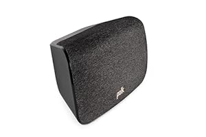 Polk Audio SR2 Wireless Surround Speakers for React Soundbars, Active L & R for Home Cinema, Wall Mountable - Black
