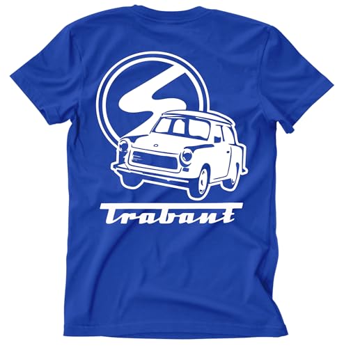 Trabant T-Shirt | DDR Kult Shirt mit Trabi Motiv – Oldtimer Design 600 601 Kübel – Ostdeutschland Nostalgie Geschenk für Fans & Schrauber | M2 FB Blau (XL) Trabant T-Shirt | DDR Kult Shirt mit Trabi Motiv – Oldtimer Design 600 601 Kübel – Ostdeutschland Nostalgie Geschenk für Fans & Schrauber | M2 FB Blau (XL)