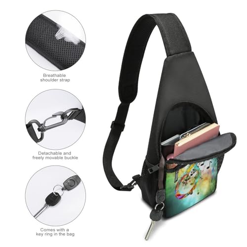 Mochila tipo Sling Bag para senderismo y uso casual miniatura 4