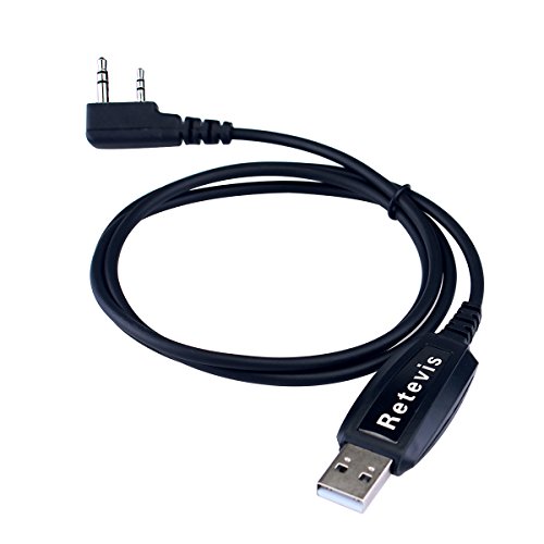 Retevis Cable de Programación Compatible con Walkie Talkie RT3 RT3S TYT MD-380 DMR Walkie Talkie Digital(1 pcs)