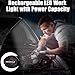 Tuanse 12 Pcs Fathers Day Tool Gifts Rechargeable LED Work Light with Magnetic Base and 360° Rotate Magnetic Flashlights for Mechanics Car Repair Home Garage Camping Gifts for Men Dad (Large)