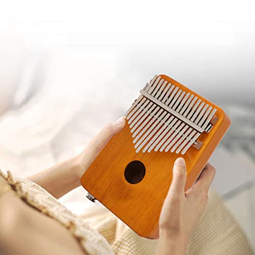 Piano à Pouce, EQ Kalimba en Acajou Robuste intégré avec Sac de Transport pour la Performance(Jaune) - Les Beatles, Paul McCartney, John Lennon, RIngo Starr, George Harrison Piano à Pouce, EQ Kalimba en Acajou Robuste intégré avec Sac de Transport pour la Performance(Jaune) – Image 5