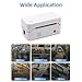 ADBEN 80mm USB Shippting Label Printer with Auto Cutter Desktop Direct Thermal Printing Wired Connection Support 1D 2D Barcode for Shipping Tags Business Restaurant Kitchen Supermarket Home Business R