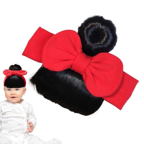 Peluca con flequillo y diadema cómoda para actuaciones de teatro