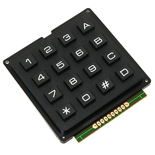 RLECS Matrix Array Switch Tactile Keypad Module MCU Board 16 Keys Button for Arduino 4x4 Keypad
