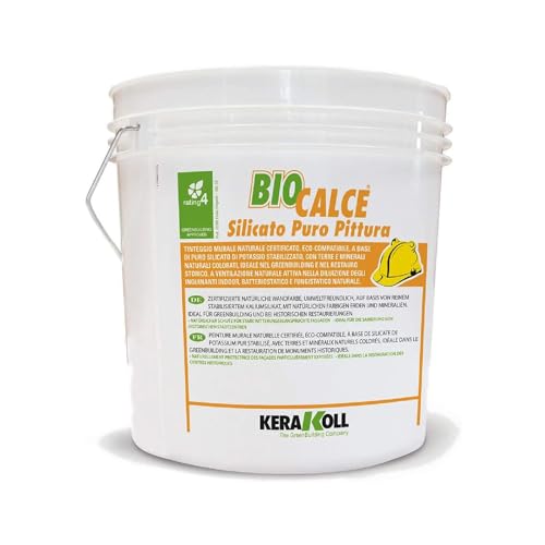 Bioccal de silicato puro pintura Kerakoll blanco 4 L