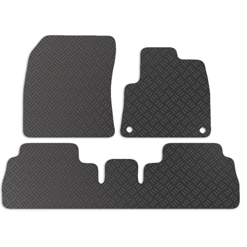 MOTOS Rubber Boot Mats Fits For Vauxhall Karl 2014-2019 Improve Your