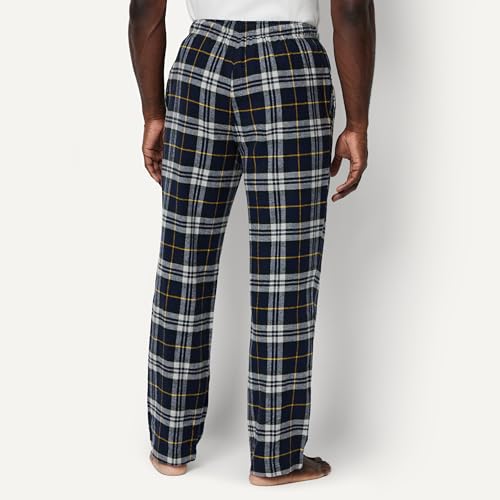 Image of Amazon Essentials Men's 100% Cotton Flannel Sleep Pant, Relaxed Fit Lounge Pants with Elastic Waist and Drawstring