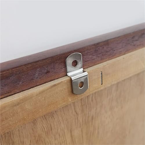 Image of Picture Frame Backing Clips 1200Pcs Corner Code Picture Frame Backing Tabs Mirror Furniture Connector Photo Fasteners Hardware Holder Clips for Hanging Pictures