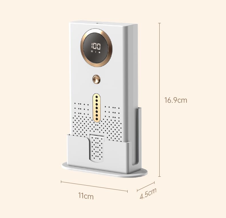 NEWDRU Airpure Elite Portable Car Air Purifier With Negative Ion Technology | Ozone Purification & Aromatherapy | Usb Rechargeable | Compact For Home, Office & Car,White - Image 6 thumbnail