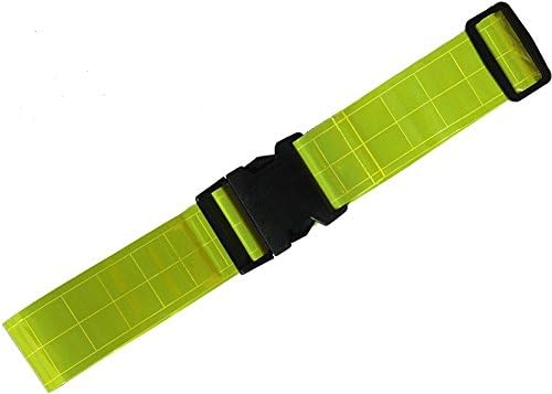 YSMYWM 360 Degree Visibility Army Safety Reflective Belt Made from Reflective Strips for Running Jogging Cycling Walking Biking