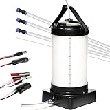 RQG Electric Oil Extractor Pump, 6L Automatic Vacuum Fluid Extractor for Oil Change Pump with Drain Switch, 3 Suction Hoses, Cigarette Lighter and Crocodile Clip for Automotive Boat Lawnmower