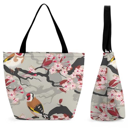 Sac à bandoulière oiseau avec grand volume de rangement de 32cm