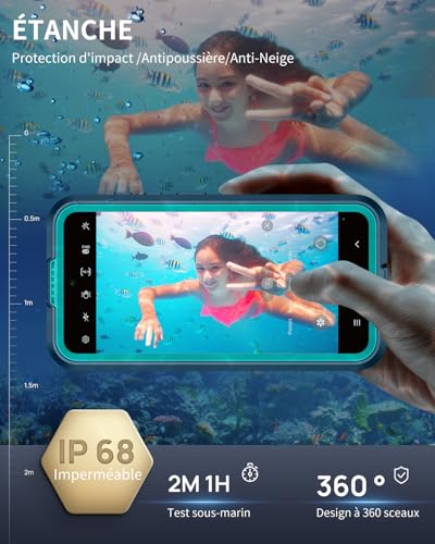 Coque étanche Samsung S25 résolvant les risques de casse d'écran et d'infiltration
