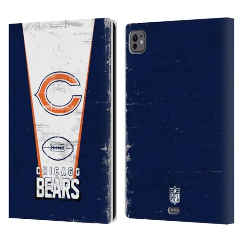 Étui portefeuille Chicago Bears pour iPad Pro 11 M4 cuir Head Case Designs
