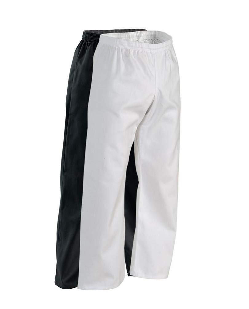 Top Quality Deluxe 7oz Student Middleweight Martial Arts/Karate Pants (Black, 6 (6'2