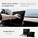 ﻿Spigen EZ Slide & Brush Screen Cleaner for Tesla Model Y 2025/26 (Juniper) & 3/Y/S/X/Cybertruck and Screens, Phones, Laptops, Tablets - Valentines Day Gifts (Extra Microfiber Pad Included) [Black]