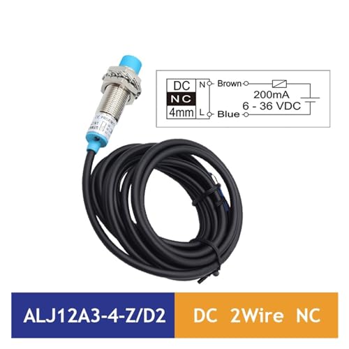 Sensor de proximidad M12 NPN NO inductivo Clase A de 3 hilos DC 3