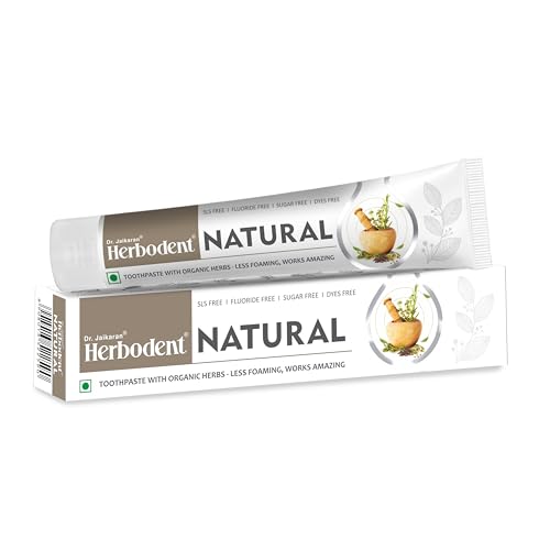 Natural Neem Toothpaste for Dry Mouth & Gum Problems with Amazing Taste & Freshness | SLS, Fluoride...