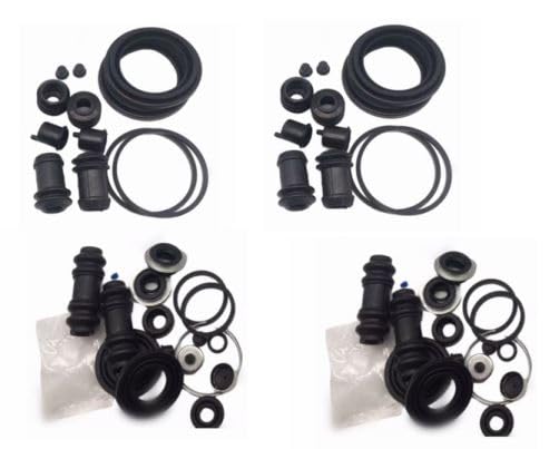 4 X Caliper Repair Kit Front and Rear Wheel Compatible with Mazda Protege Protege 5 99-03 Mazda 323(Bj) 98-04/626(Gf) 97-02 / Premacy(Cp) 99-05