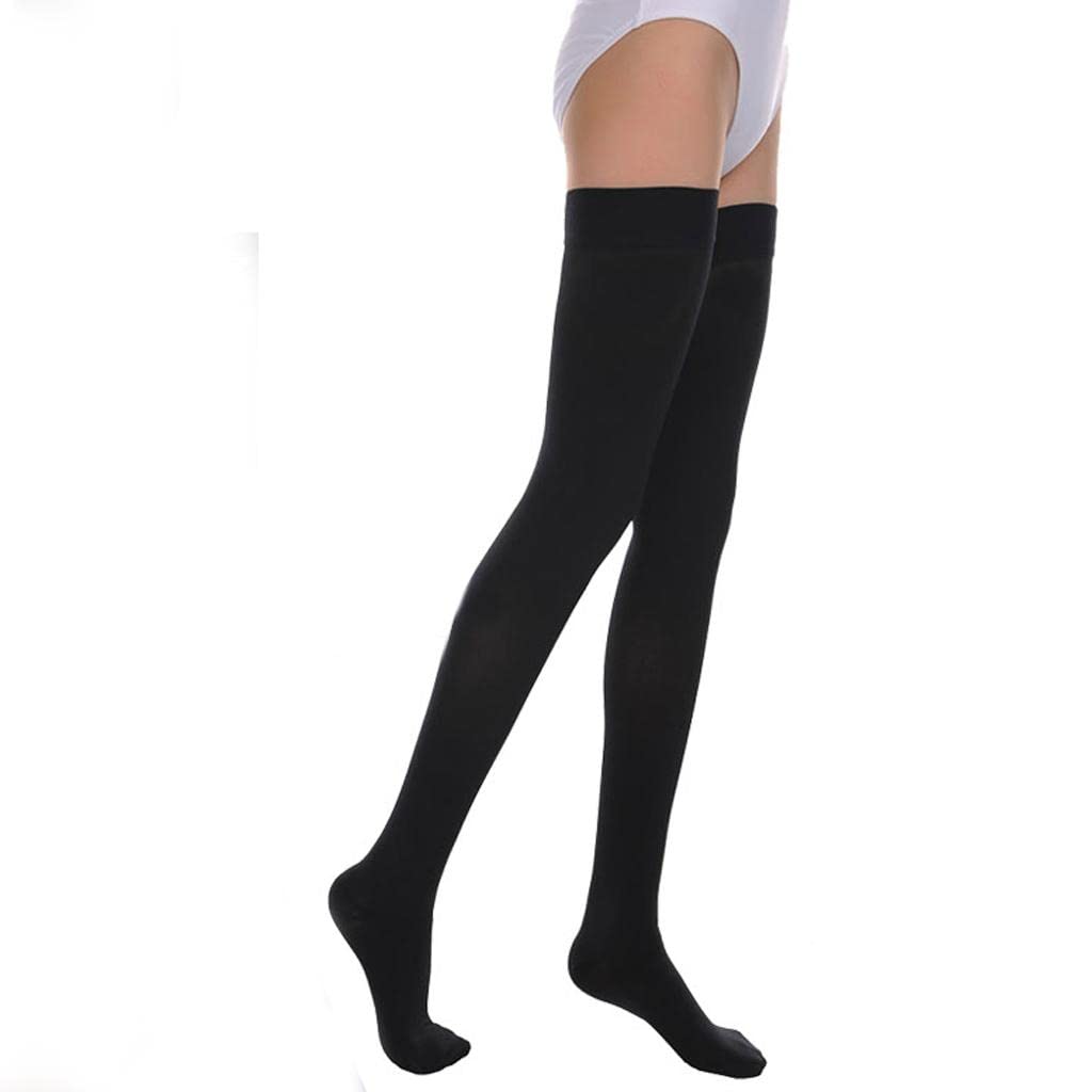 CALANDIS™ Phenovo Elastic Nylon Closed Toe Stockings for Varicose Veins Care L Black | Orthotics, Braces & Sleeves | Orthopedics & Supports | Medical, Mobility & Disability-image-3