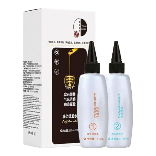 Solution Permanente Pour Les Cheveux, Permanente Sans Pa-rfum Doux Et Inoffensif Pour La Maison...