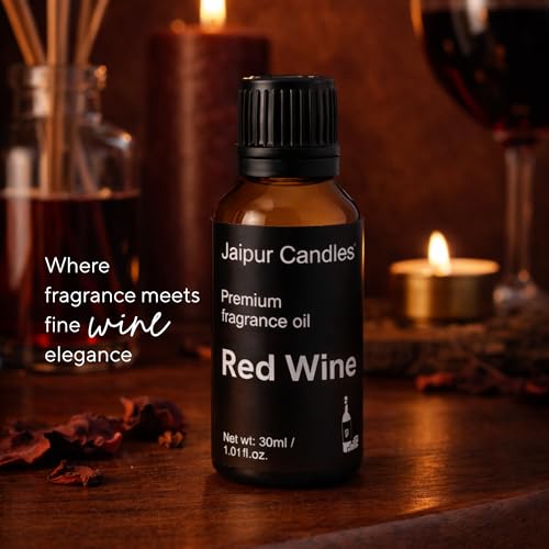 Image of Fragrance Oil | 30 ml | Aroma Oil for Home Fragrance | Best for Aromatherapy | Use in Diffusers, Candles, Air Fresheners (30ML, Red Wine)
