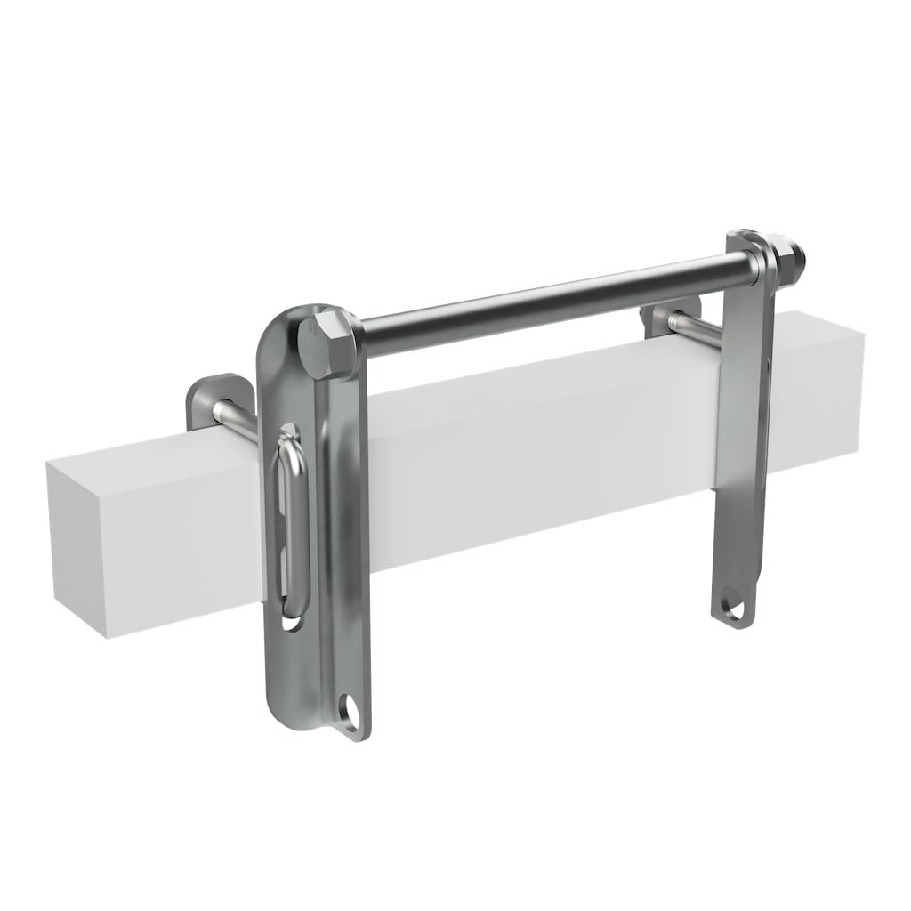 SUPROD Polyurethan Kielrolle mit Halter C Sliprolle Bootstrailer Sliphilfe verzinkt