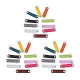 P Prettyia 30 Stück Bunt Schalclip Tuchhalter Tuchclip Tuchspange Schalclips Schalspange Halstuch-Verschluss Schließe Knopf Schnalle-Clip
