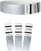 Goldistock Original Series - 3/4" Tyvek Wristbands Metallic Silver 200 Count - Event Identification Bands (Paper - Like Texture)