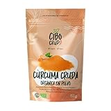 Curcuma en Polvo Ecológica - 150g. Cúrcuma Organica para Curcuma Latte. Turmeric Powder for Golden Milk. Cúrcuma en Polvo Cruda y Pura.