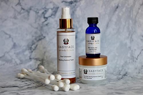 Babyface Deluxe 30% Salicylic Acid Chemical Peel Kit, 44-Piece Complete Set for At Home Use, 20 Peels