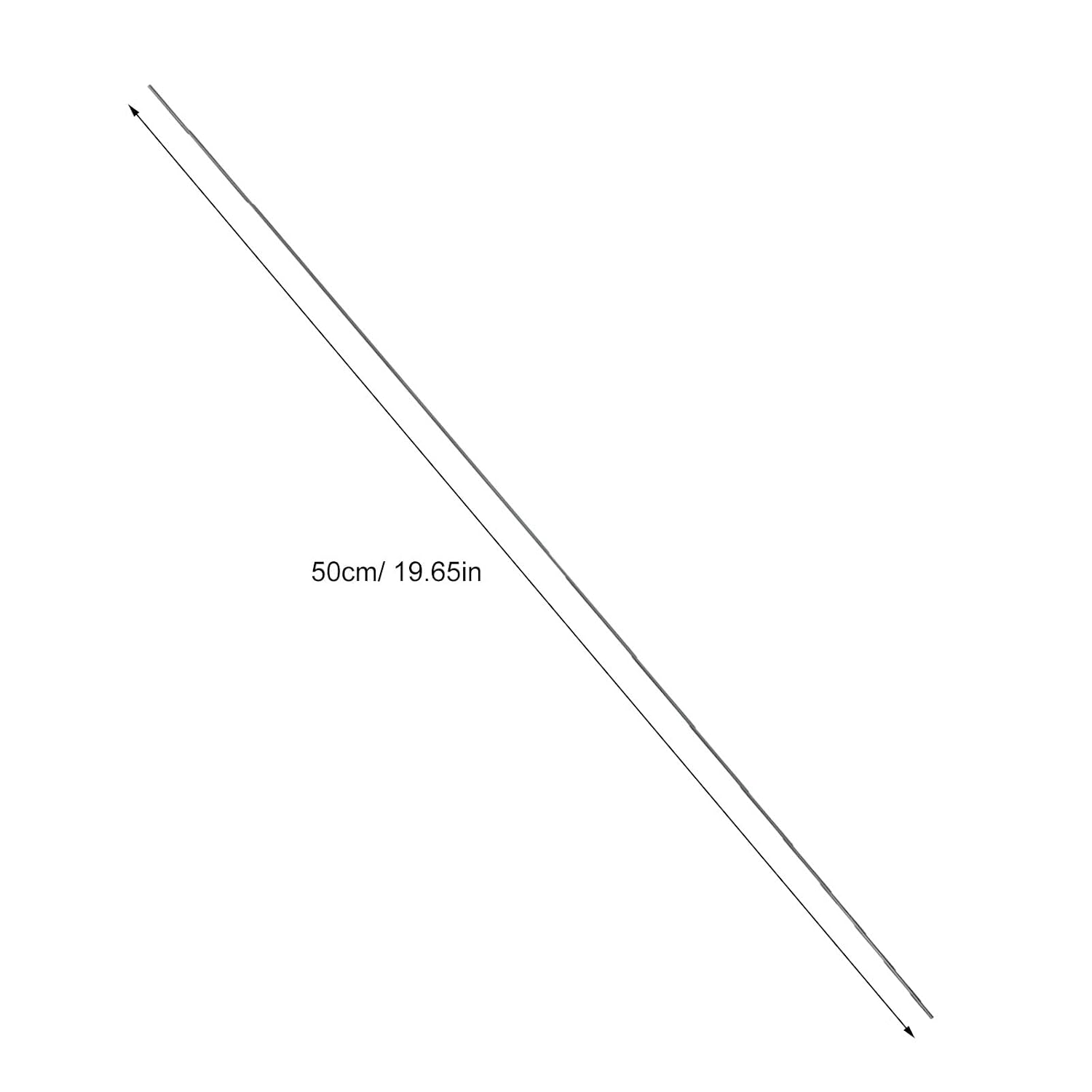 10Pcs Carbon Fiber Wing Spar Pole - RC Plane Wing Spar Rod - High Strength Structural Carbon Fiber Rod - Glider Craft Repair Supplies 1.64Ft x 0.08"