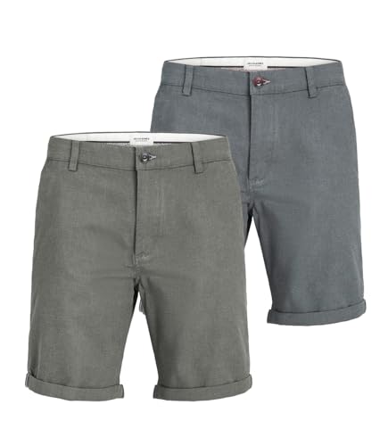 JACK & JONES Herren JPSTFURY Shorts REG, Drizzle/B. Dark Navy, XXXL 1